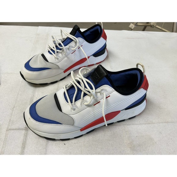 Puma RS-0 Sound Low Leather Trainers 36689001 White/Red/Blue UK12/US13/EU47 main image 9